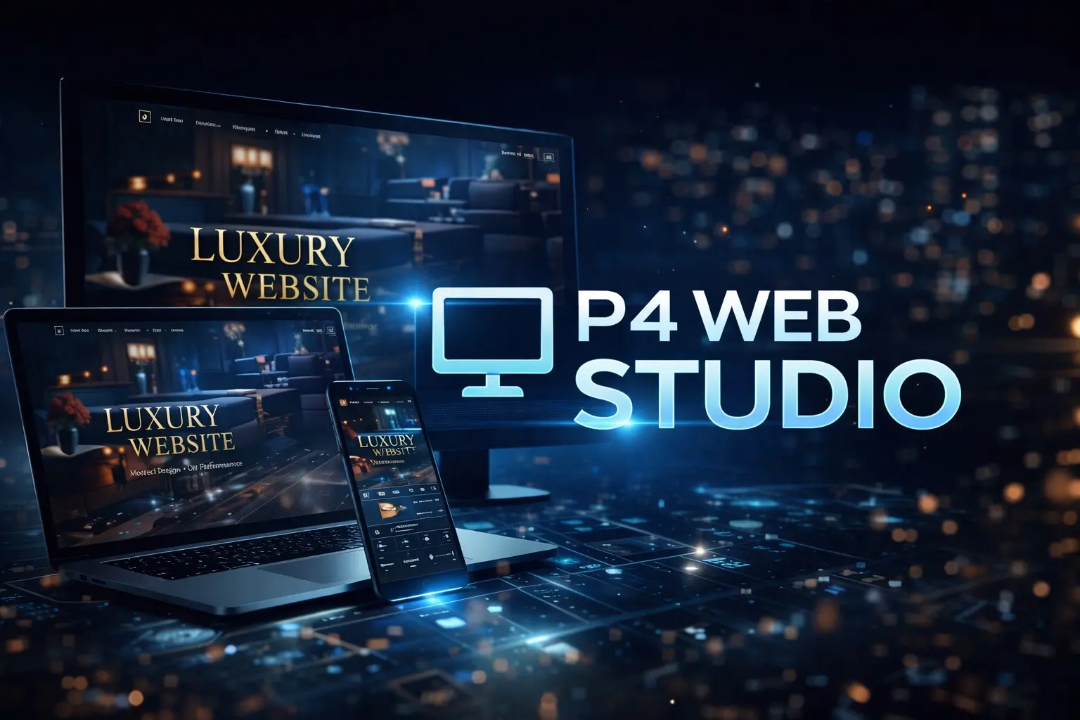 P4 Web Studio visual